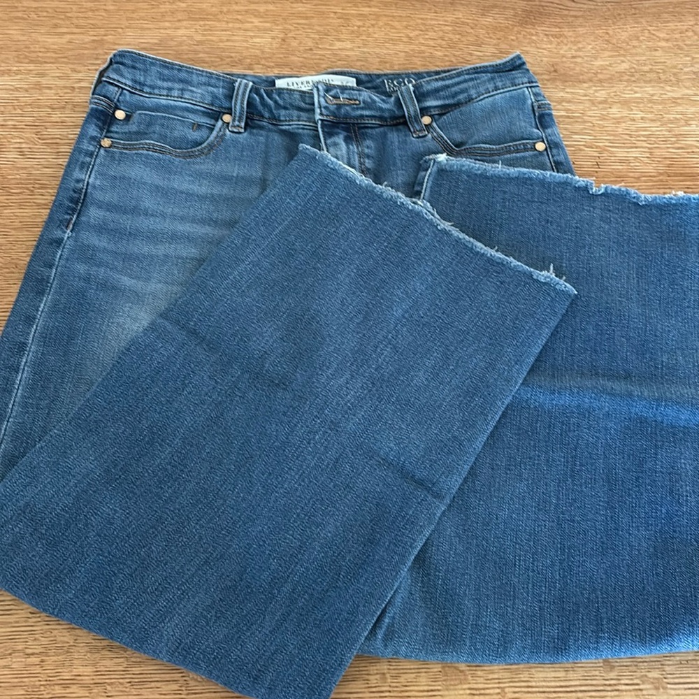 Liverpool high rise wide leg crop
